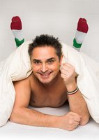 Italiener schlafen nackt-manchmal auch in Socken